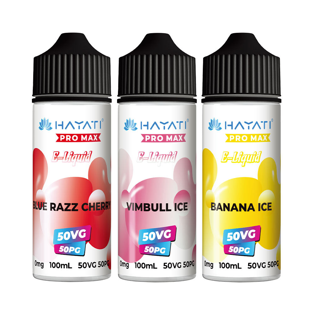 Strawberry Raspberry Ice Hayati Pro Max 100ml Shortfill Eliquid 50/50