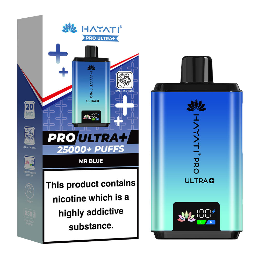 Hayati Pro Ultra Plus 25000 Puffs Disposable Vape