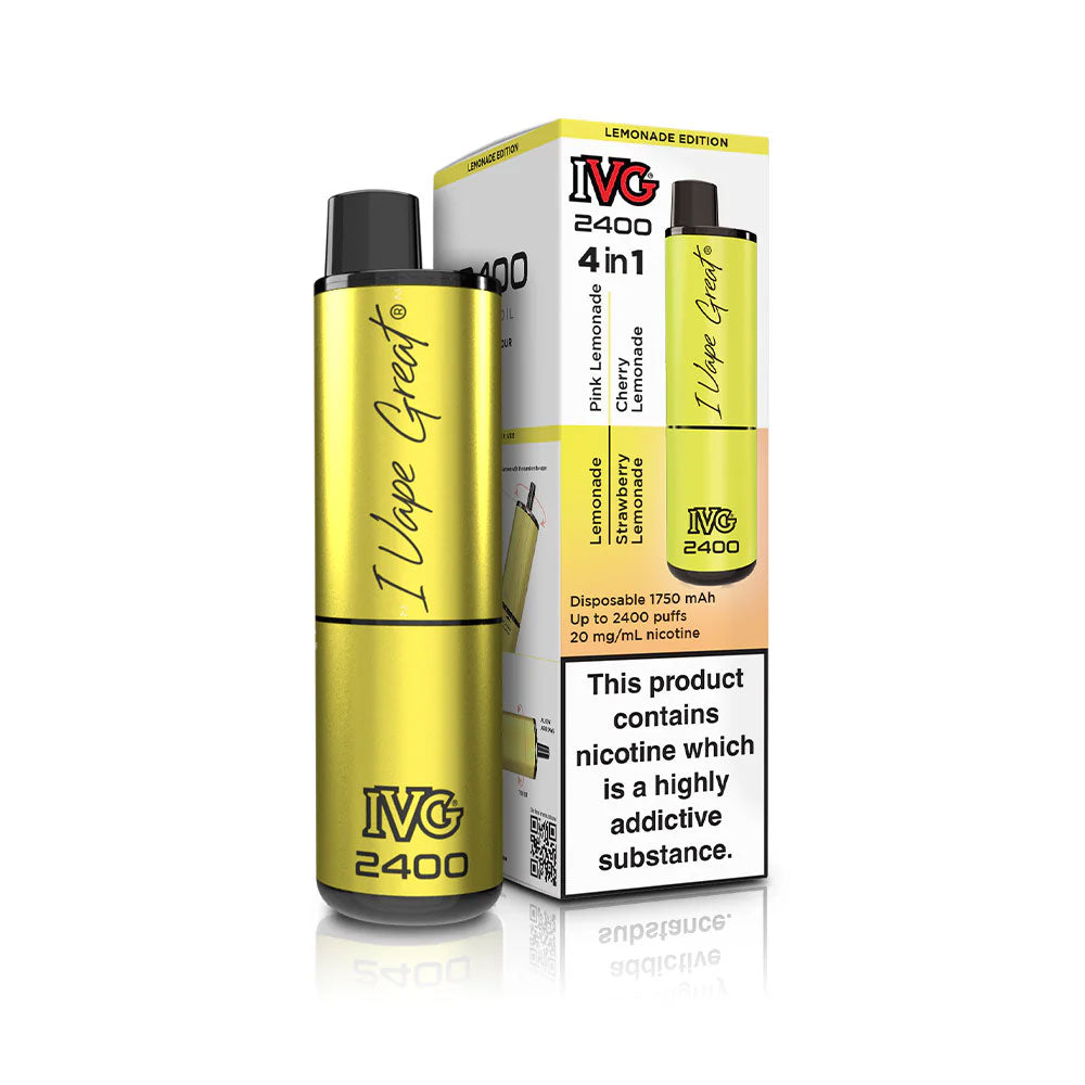 4 in 1 Lemonade Edition IVG 2400 Disposable Vape