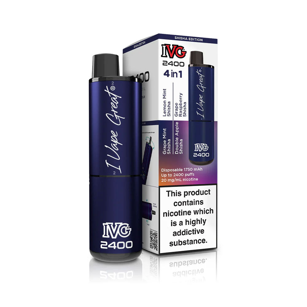 4 in 1 Shisha Edition IVG 2400 Disposable Vape