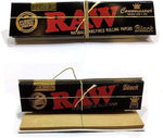 Load image into Gallery viewer, Raw - Black Connoisseur King Size Rolling Papers &amp; Tips - Pack of 24 - Vapeareawholesale
