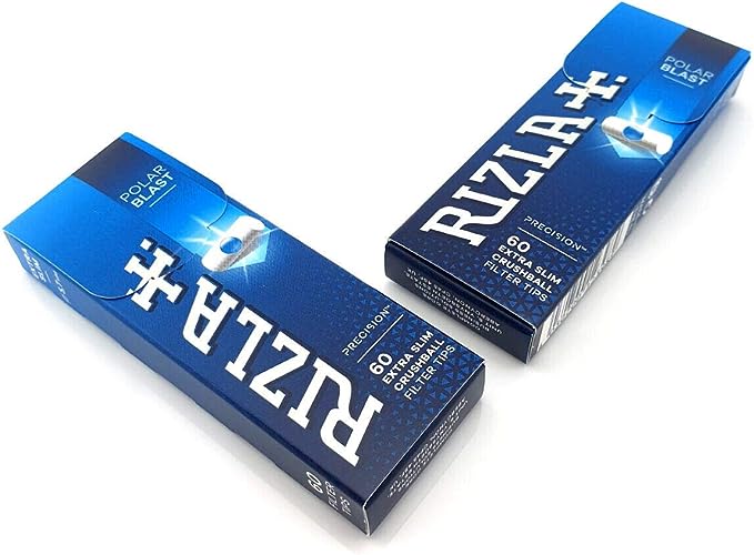 Rizla - Polar Blast Extra Slim Filter Tips - Pack of 24 - Vapeareawholesale