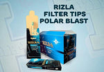 Load image into Gallery viewer, Rizla - Polar Blast Extra Slim Filter Tips - Pack of 24 - Vapeareawholesale
