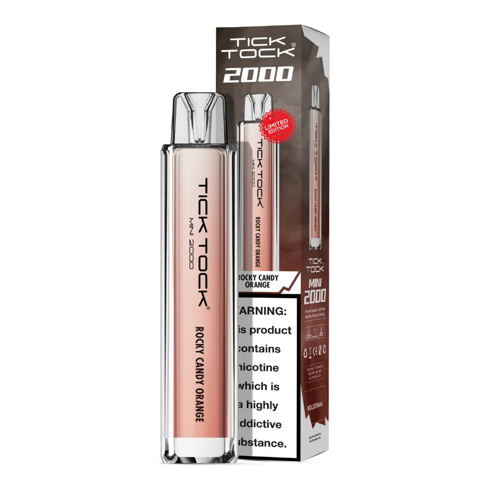 Tick Tock Mini 2000 Big Puff Disposable Vape – Compact, Powerful & Flavor-Packed!