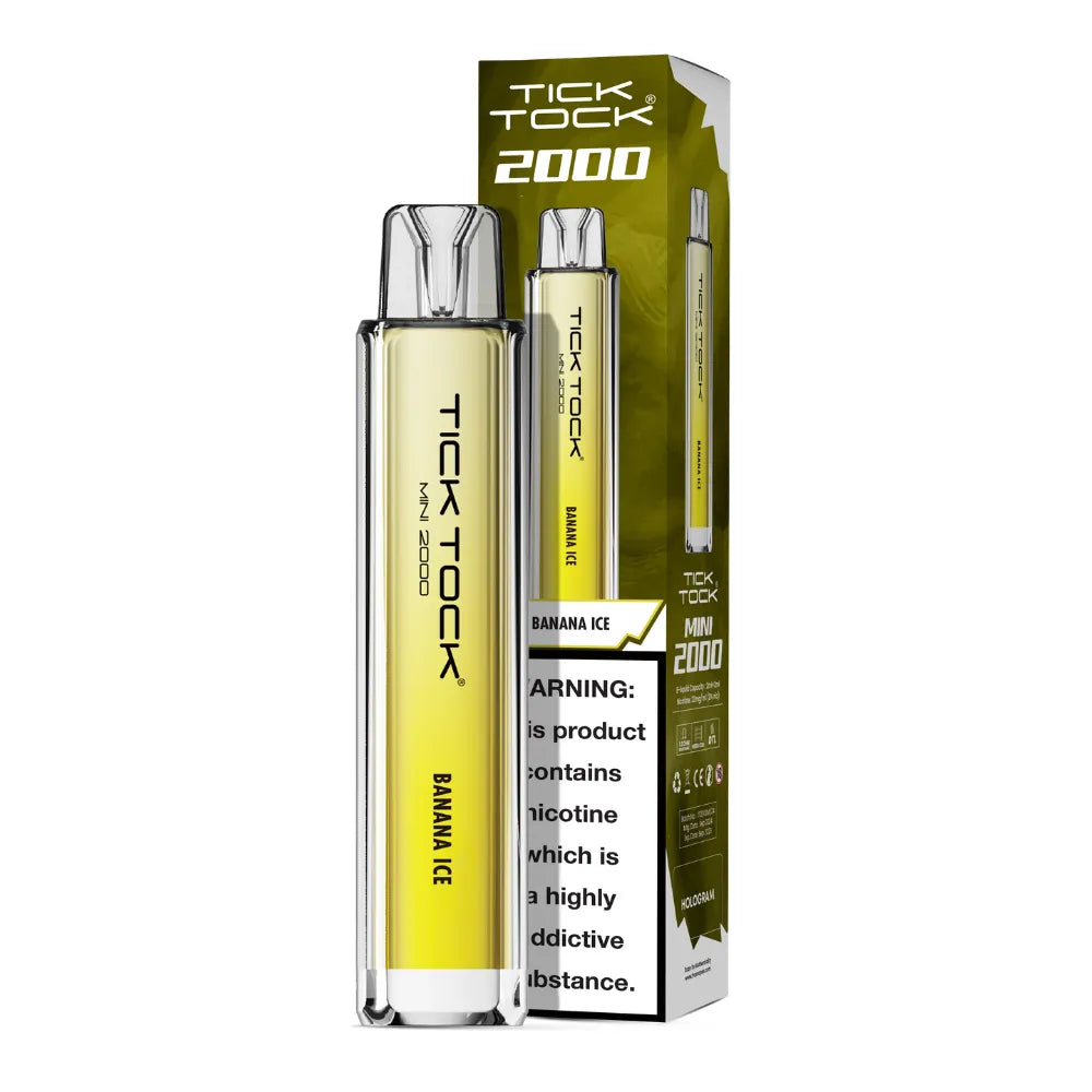 Tick Tock Mini 2000 Big Puff Disposable Vape – Compact, Powerful & Flavor-Packed!
