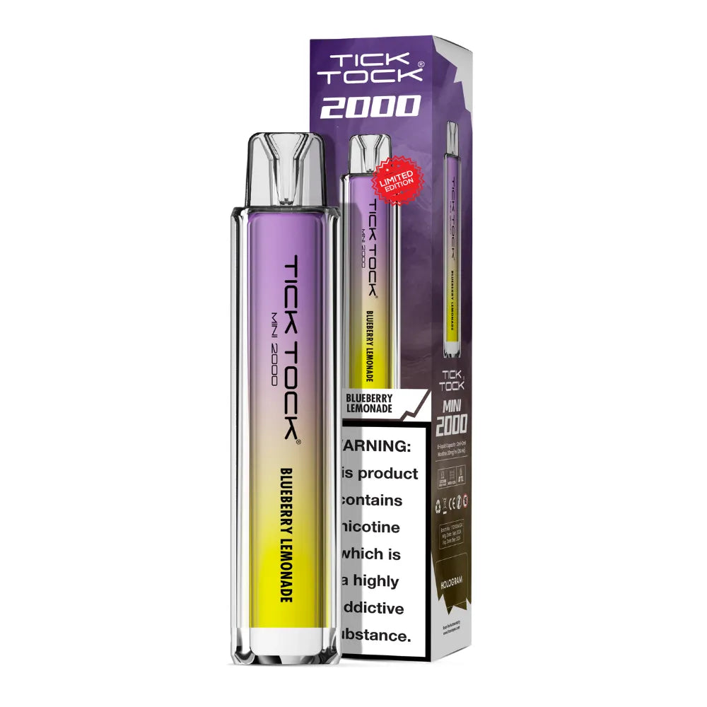 Tick Tock Mini 2000 Big Puff Disposable Vape – Compact, Powerful & Flavor-Packed!