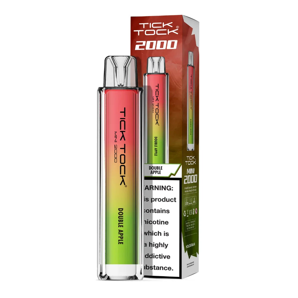 Tick Tock Mini 2000 Big Puff Disposable Vape – Compact, Powerful & Flavor-Packed!