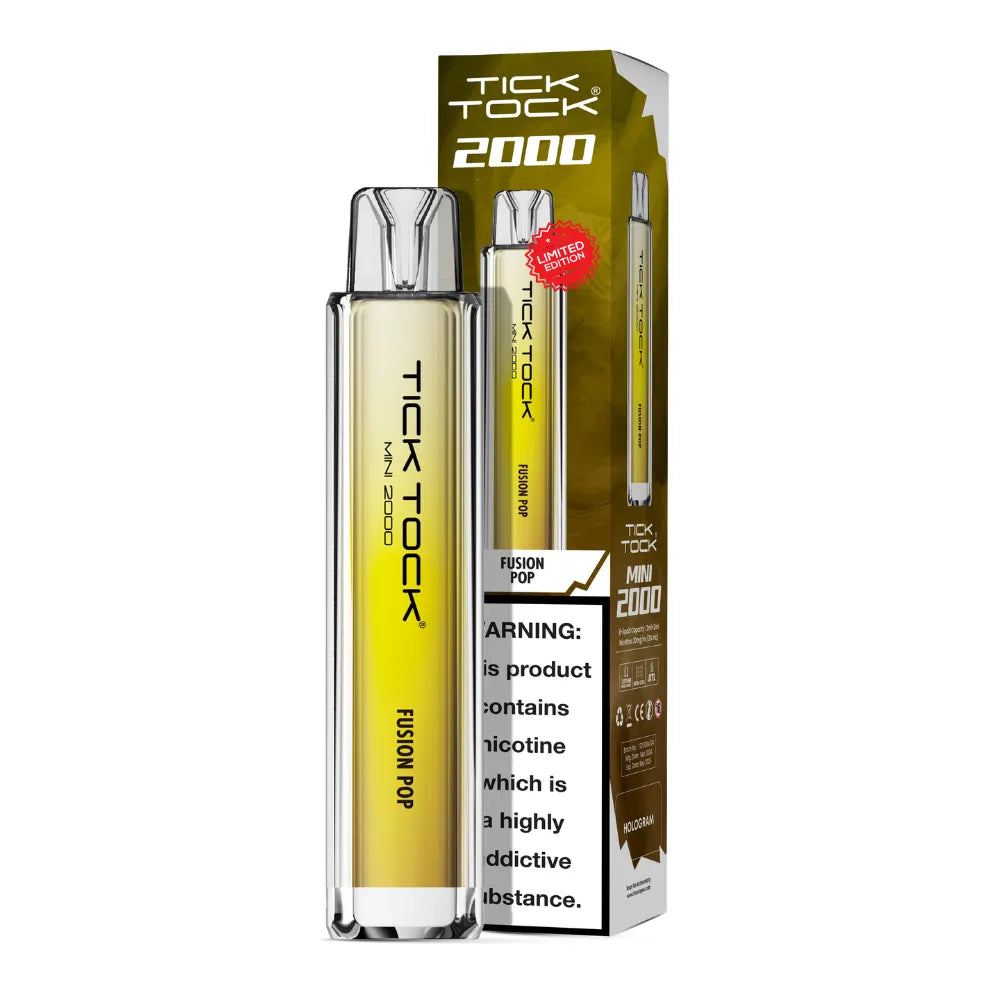 Tick Tock Mini 2000 Big Puff Disposable Vape – Compact, Powerful & Flavor-Packed!