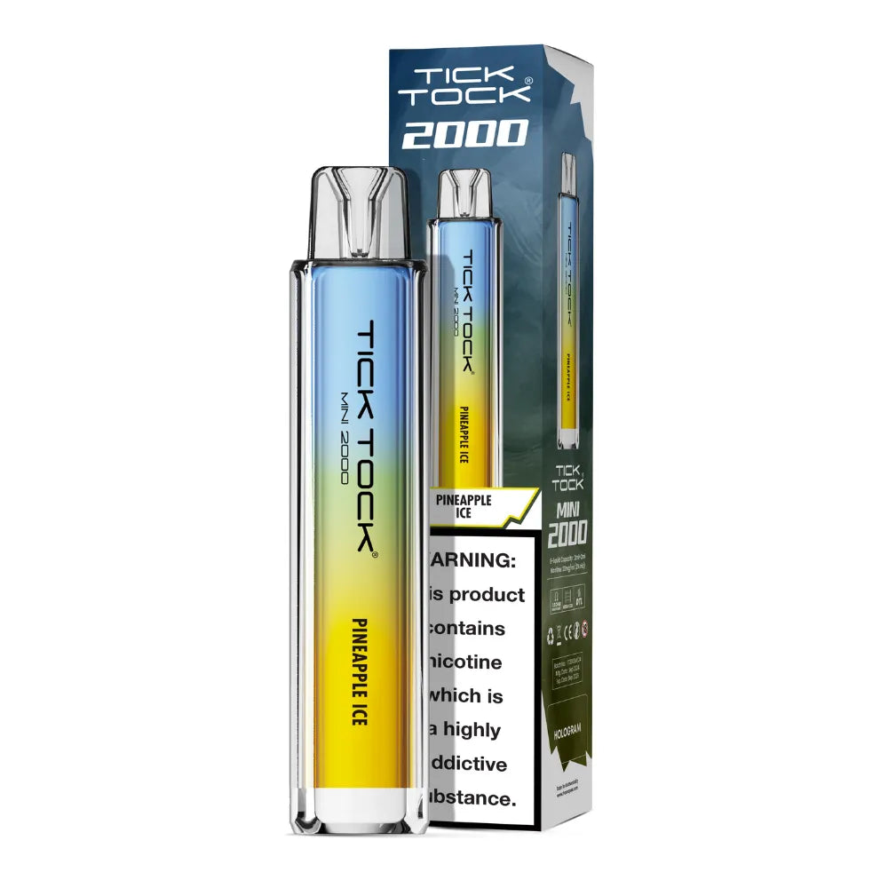Tick Tock Mini 2000 Big Puff Disposable Vape – Compact, Powerful & Flavor-Packed!