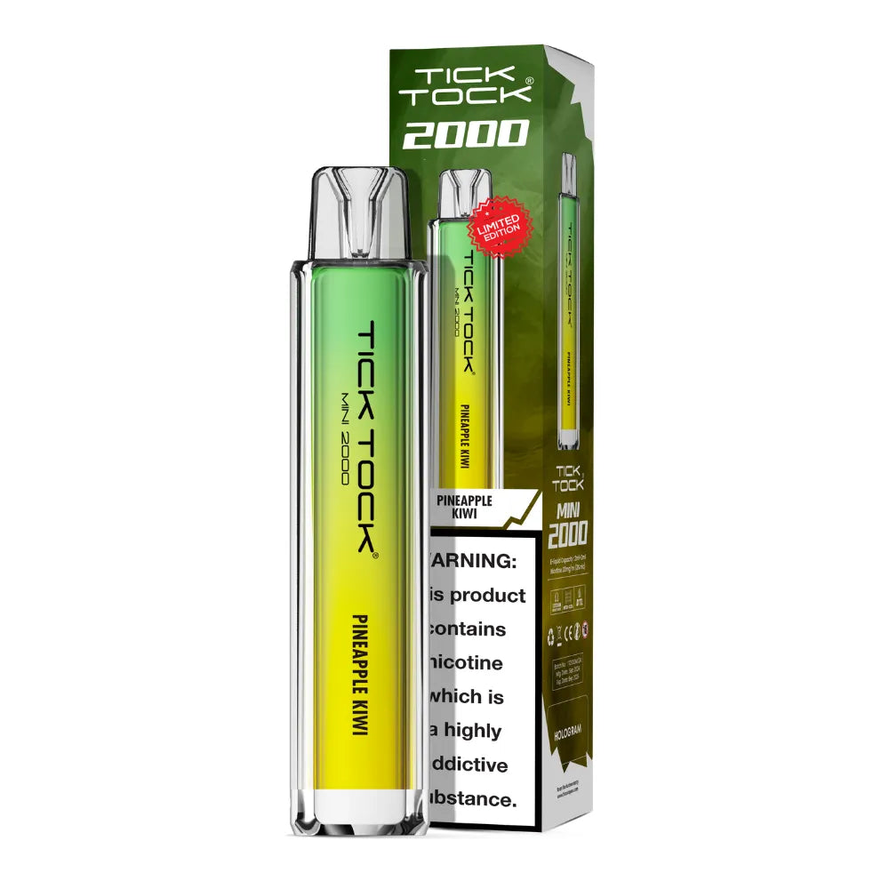 Tick Tock Mini 2000 Big Puff Disposable Vape – Compact, Powerful & Flavor-Packed!