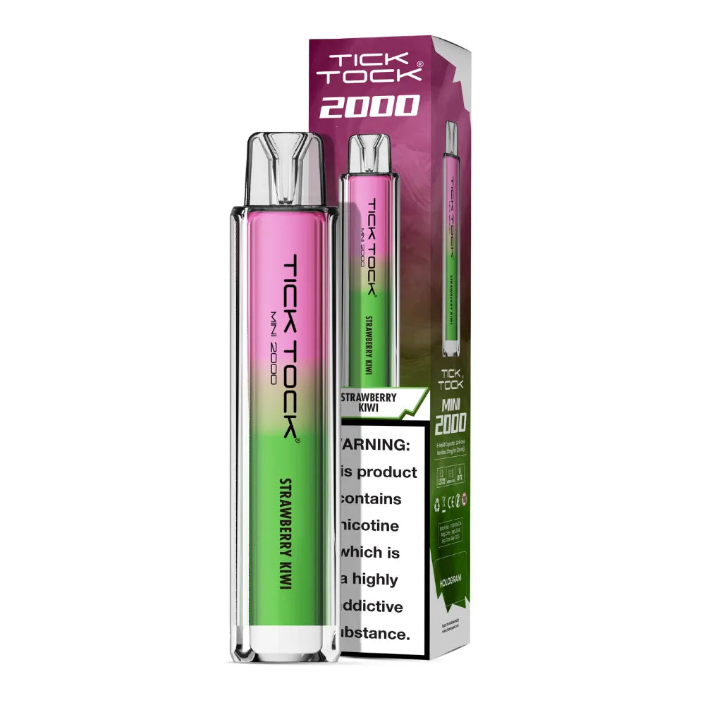 Tick Tock Mini 2000 Big Puff Disposable Vape – Compact, Powerful & Flavor-Packed!