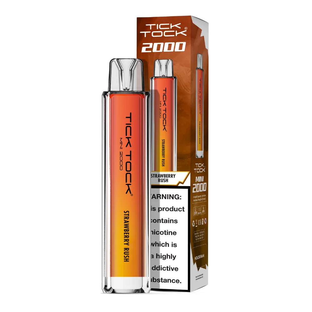 Tick Tock Mini 2000 Big Puff Disposable Vape – Compact, Powerful & Flavor-Packed!