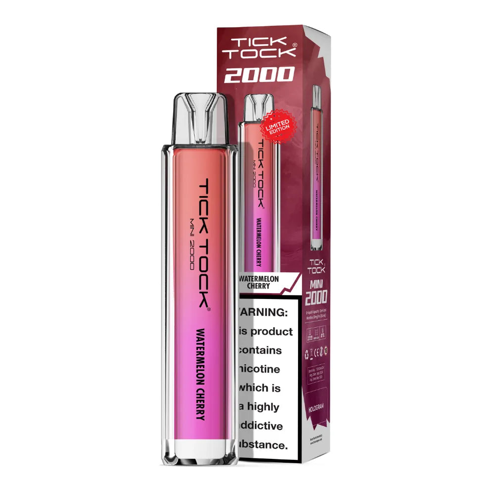 Tick Tock Mini 2000 Big Puff Disposable Vape – Compact, Powerful & Flavor-Packed!