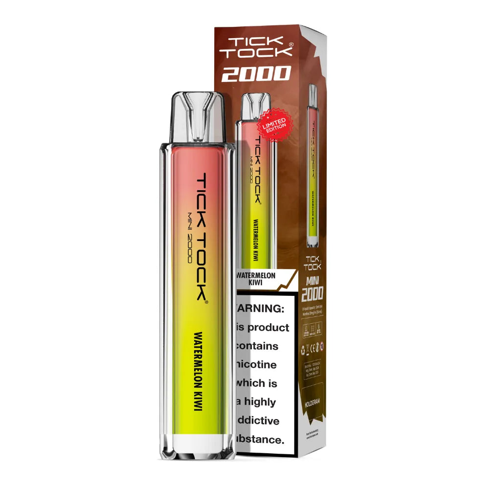 Tick Tock Mini 2000 Big Puff Disposable Vape – Compact, Powerful & Flavor-Packed!