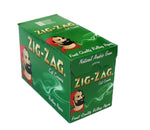 Load image into Gallery viewer, Zig Zag - Green Standard Regular Cigarette Rolling Paper - Box of 100 - Vapeareawholesale
